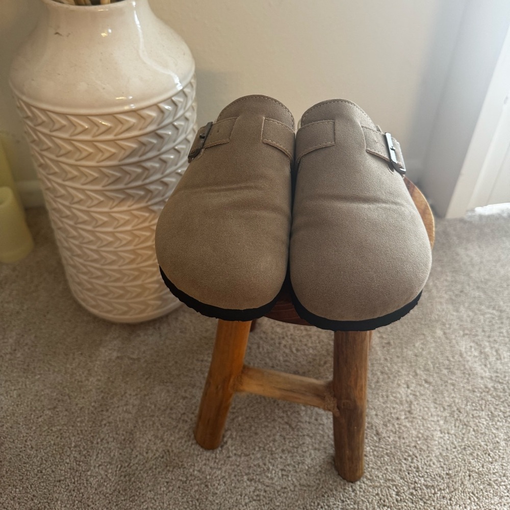 Taupe Clogs